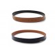 LIEN DE CEINTURE HERMES REVERSIBLE 32MM T95 CUIR TOGO GOLD & BOX NOIR BELT 475€