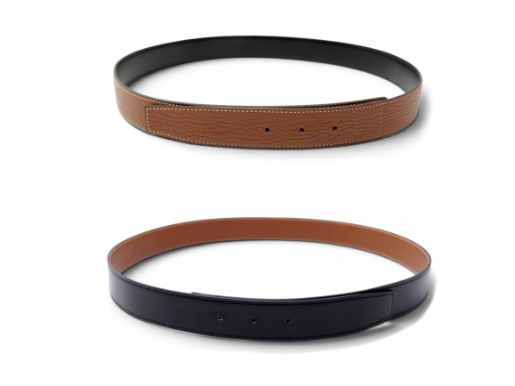 lien de ceinture hermes reversible 32mm t95 cuir togo