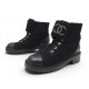 CHAUSSURES CHANEL RANGERS LACE-UP G36424 40 BOTTINES EN TWEED COMBAT BOOTS 2550€