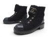 chaussures chanel rangers lace up g36424 40 bottines