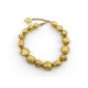 VINTAGE COLLIER CHRISTIAN LACROIX 1990 RAS DE COU PEPITES EN METAL DORE NECKLACE