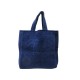 NEUF SAC A MAIN CHANEL LOGO CC CABAS PLAGE EN COTON BLEU EPONGE BEACH BAG 1400€