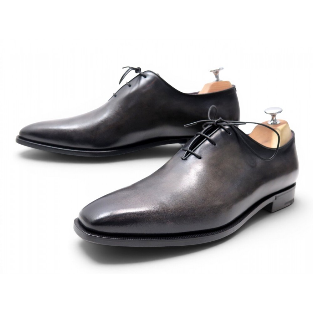 NEUF CHAUSSURES BERLUTI ALESSANDRO DEMESURE S1412 ONE CUT 8.5 42.5 SHOES 2150€