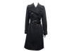 manteau burberry long l 42 slim fit en laine et