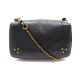 NEUF SAC A MAIN JEROME DREYFUSS BOBI BANDOULIERE EN CUIR NOIR + DUSTBAG 505€