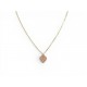 NEUF PENDENTIF POIRAY COEUR ENTRELACE PM EN OR ROSE 18K +CHAINE 9K BOITE 1240€