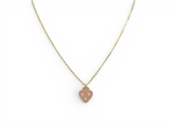 pendentif poiray coeur entrelace pm en or rose