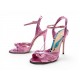 NEUF CHAUSSURES GUCCI ALLIE KNOT 36.5 IT 37.5 FR SANDALES CUIR ROSE SHOES 1100€