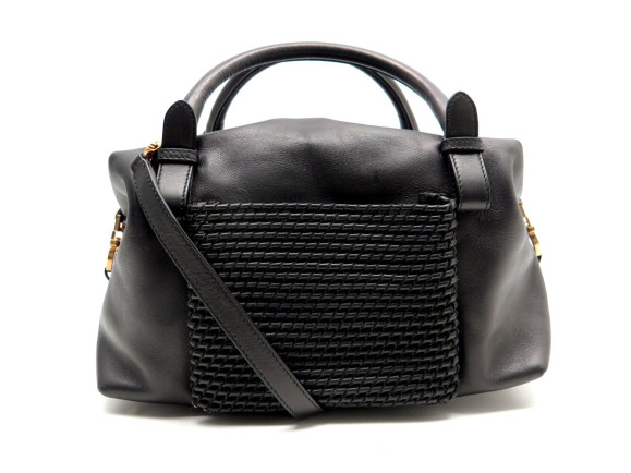 sac a main salvatore ferragamo cuir noir