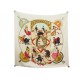 FOULARD HERMES PLAZA DE TOROS HUBERT DE WATRIGANT CARRE 90 SOIE BLANC SCARF 580€