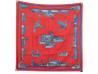 NEUF VINTAGE FOULARD HERMES LA MARE AUX CANARDS DAPHNE DUCHESNE SOIE SCARF 580€