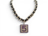 collier chanel chocker plaque logo cc numero 5