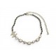 NEUF COLLIER CHANEL LOGO CC MATELASSE STRASS 35-49 CM METAL DORE NECKLACE 1390€