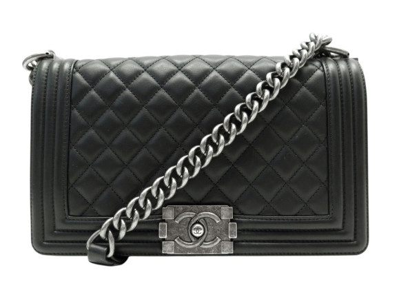 SAC A MAIN CHANEL BOY MEDIUM A67086 EN CUIR MATELASSE BANDOULIERE HAND BAG 6900€