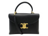 NEUF SAC A MAIN CELINE NINO MEDIUM 117523 CUIR GRAINE NOIR BANDOULIERE BAG 3000€