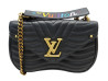 NEUF SAC A MAIN LOUIS VUITTON NEW WAVE MM M51498 BANDOULIERE CUIR NOIR BAG 2500€
