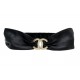 NEUF CEINTURE CHANEL BOUCLE LOGO CC EN CUIR EXTENSIBLE NOIR 75 BLACK BELT 840€