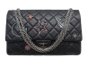 NEUF SAC A MAIN CHANEL GRAND 2.55 SPACE CHARMS CUIR MATELASSE BANDOULIERE 11300€