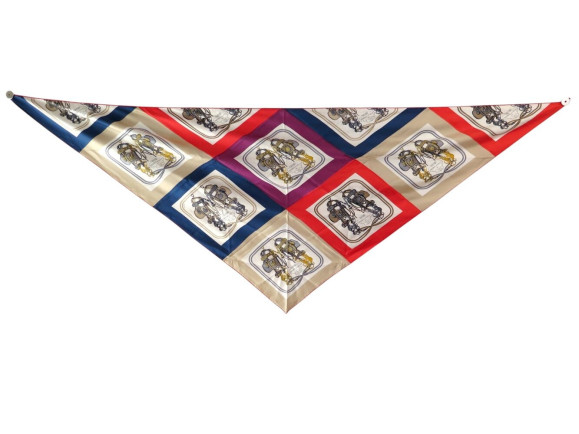 foulard hermes triangle brides de gala hugo
