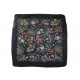 VINTAGE SERVIETTE DE BAIN GUCCI DRAP DE PLAGE FLEURS 140CM NOIR BEACH TOWEL 590€