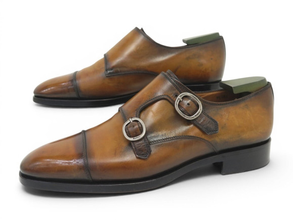 chaussures berluti double boucle 3165 8.5 42.5