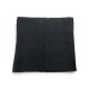 ECHARPE HERMES ETOLE FACONNEE GRAND H EN SOIE ET LAINE NOIRES BLACK SCARF 1040€