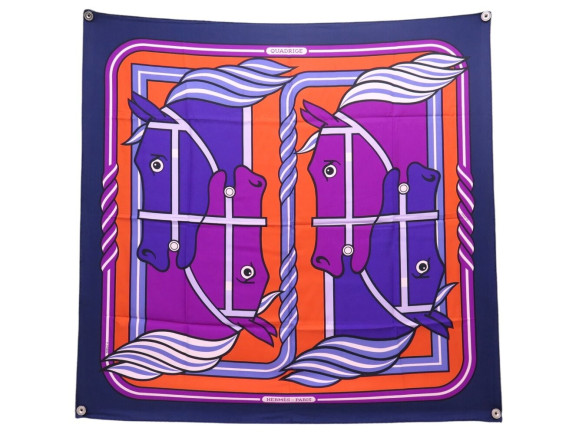 foulard hermes quadrige pierre peron carre 90