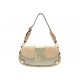 SAC A MAIN DOLCE & GABBANA POCHETTE EPAULE CUIR & TOILE MONOGRAMME HANDBAG PURSE