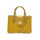 SAC A MAIN MIU MIU MADRAS CUIR GRAINE JAUNE MOUTARDE BANDOULIERE HAND BAG 1460€