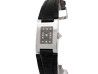 MONTRE CHAUMET KHESIS INDEX DIAMANTS 30MM ACIER CUIR QUARTZ DIAMONDS LADY WATCH