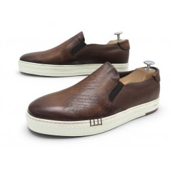 NEUF CHAUSSURES BERLUTI OUTLINE BURANO SCRITTO 7.5 41.5 SLIP-ON SNEAKERS 1500€