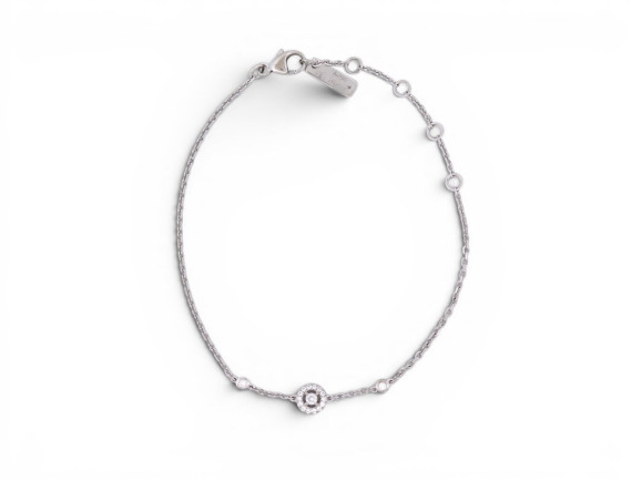 BRACELET MESSIKA JOY XS 05337-WG DIAMANTS 0.1CT OR BLANC 18K 18CM BANGLE 1470€