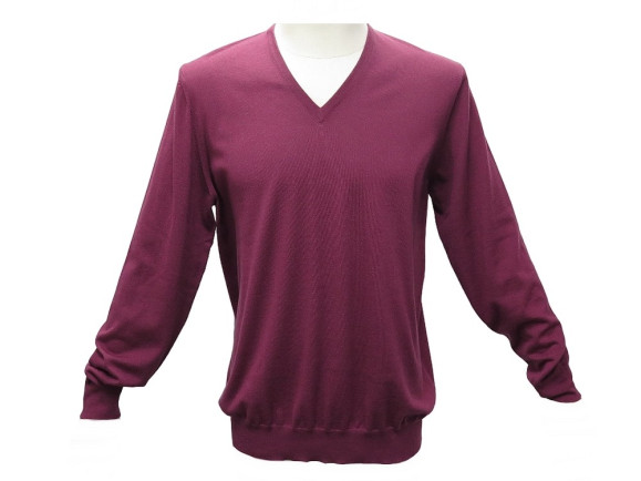 NEUF PULL LORO PIANA COL V MAC3539 56 XXL BABY CACHEMIRE CASHMER SWEATER 1300€