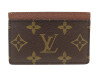 NEUF PORTE CARTES LOUIS VUITTON SIMPLE EN TOILE MONOGRAM M61733 CARD HOLDER 215€