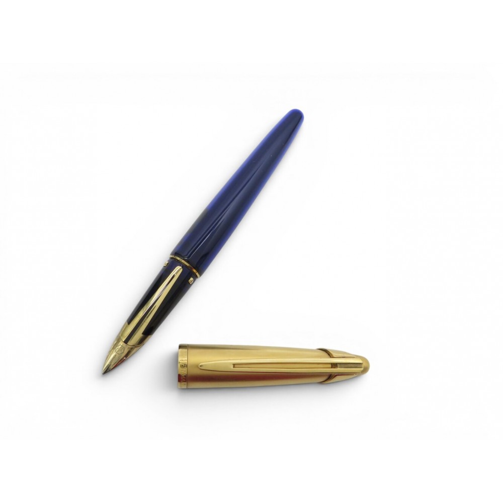 STYLO PLUME WATERMAN EDSON GT EN RESINE SAPHIR BLEUE BLUE SAPPHIRE FOUNTAIN PEN