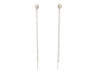 NEUF BOUCLES OREILLES GIGI CLOZEAU DANSANTES CLASSIQUE OR BLANC 18K OPALE 510€