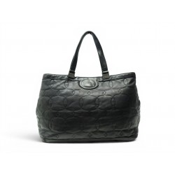 SAC A MAIN LONGCHAMP 1065722001 CABAS EDITION LIMITEE EN CUIR NOIR TOTE BAG 990€