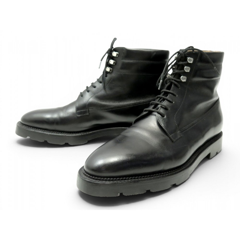 CHAUSSURES BOTTINES JOHN LOBB ALDER 8.5E 42.5 CUIR EMBAUCHOIRS BOOTS SHOES 2120€
