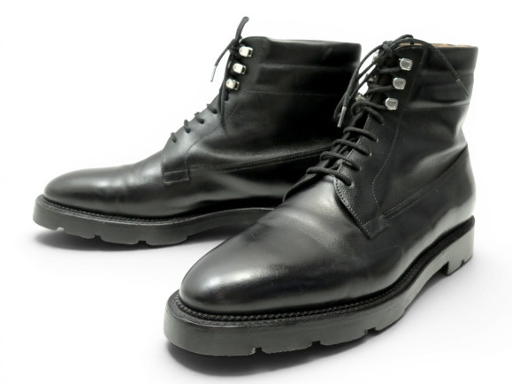chaussures bottines john lobb alder 8.5e 42.5 cuir
