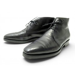 CHAUSSURES BOTTINES JOHN LOBB ROMSEY 8.5E 42.5 CHUKKA EN CUIR BOOTS SHOES 1980€