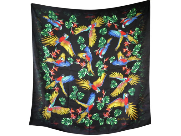 foulard montre patek philippe perroquets ara
