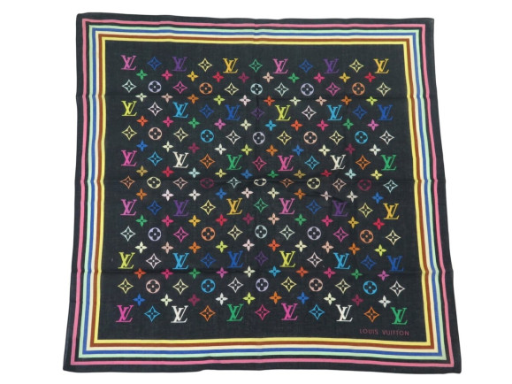 foulard louis vuitton x murakami monogram multicolore