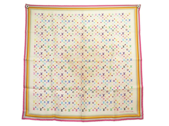foulard louis vuitton x murakami monogram multicolore