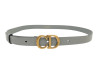 ceinture christian dior 30 montaigne t85 en cuir gris