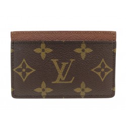 NEUF PORTE CARTES LOUIS VUITTON SIMPLE TOILE MONOGRAM LV M61733 CARD HOLDER 215€