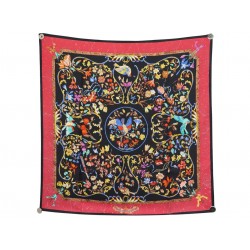 NEUF FOULARD HERMES PIERRES D'ORIENT ET D'OCCIDENT ZOE PAUWELS NOIR SCARF 580€