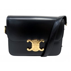 NEUF SAC A MAIN CELINE TRIOMPHE TEEN 188423 CUIR VEAU BRILLANT BANDOULIERE 3400€