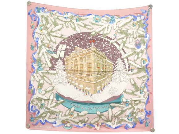 rare foulard hermes noel au 24 faubourg dimitri