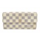 PORTEFEUILLE LOUIS VUITTON SARAH N61735 EN TOILE DAMIER AZUR MONNAIE WALLET 560€