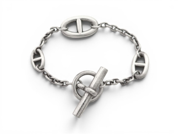 bracelet hermes farandole h104567b chaine d'ancre 16cm